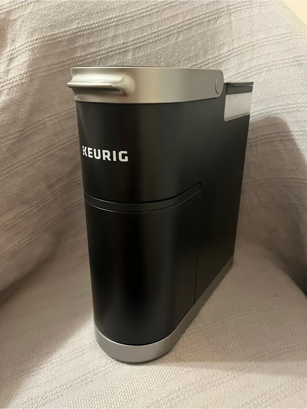 Keurig Compact Single-Serve Brewer in Black & Silver, K Mini Plus